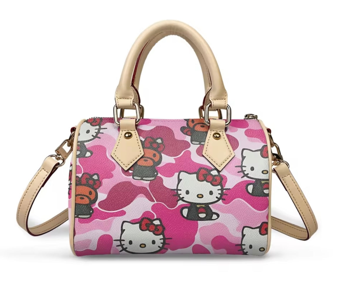Pink HK Camo Bag