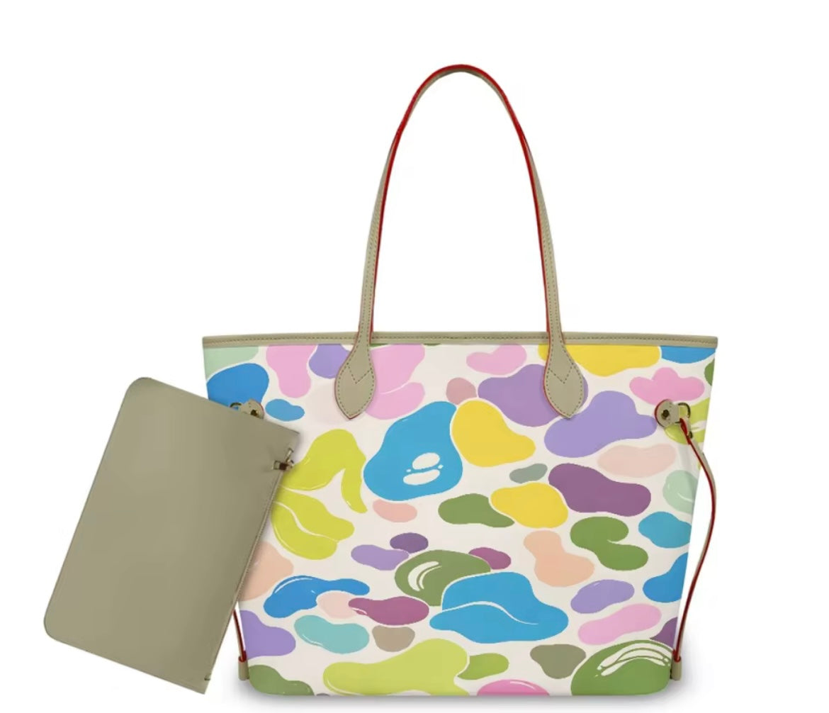 Colorful Camo Tote